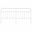 Berkfield Metal Replace Headboard White 193 cm 4