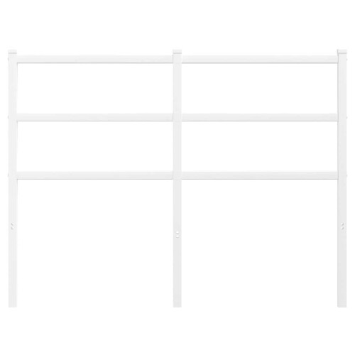 Berkfield Metal Replace Headboard White 120 cm 2
