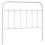 Berkfield Metal Replace Headboard White 107 cm 2