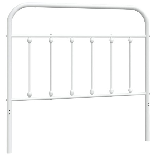 Berkfield Metal Replace Headboard White 107 cm 1