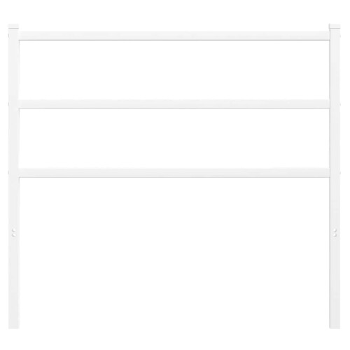 Berkfield Metal Replace Headboard White 100 cm 2