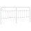 Berkfield Metal Replace Headboard White 200 cm 2