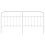 Berkfield Metal Replace Headboard White 200 cm 4