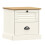 Berkfield Bedside Cabinet VIGO White 42x35x42 cm Solid Wood Pine 2
