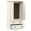 Berkfield Wardrobe VIGO White 90x55x170 cm Solid Wood Pine 5