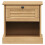 Berkfield Bedside Cabinet VIGO 42x35x42 cm Solid Wood Pine 5