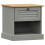 Berkfield Bedside Cabinet VIGO Grey 42x35x42 cm Solid Wood Pine 2