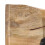 Berkfield Wall-mounted Coat Rack with 4 Hooks Solid Wood Mango 4