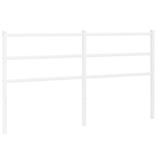 Berkfield Metal Replace Headboard White 150 cm 1