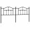 Berkfield Metal Replace Headboard Black 193 cm 2