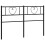 Berkfield Metal Replace Headboard Black 140 cm 2