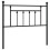 Berkfield Metal Replace Headboard Black 107 cm 2