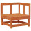 Berkfield Garden Lounge Set 5 pcs Wax Brown Solid Pine Wood 3