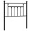 Berkfield Metal Replace Headboard Black 80 cm 2