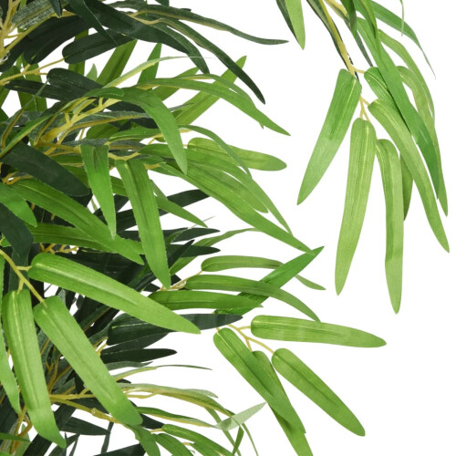 Berkfield Artificial Bamboo Tree 1605 Leaves 180 cm Green 1