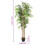 Berkfield Artificial Bamboo Tree 1605 Leaves 180 cm Green 4