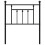 Berkfield Metal Replace Headboard Black 75 cm 4