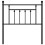 Berkfield Metal Replace Headboard Black 80 cm 4