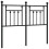Berkfield Metal Replace Headboard Black 120 cm 2