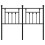 Berkfield Metal Replace Headboard Black 120 cm 4