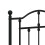 Berkfield Metal Replace Headboard Black 160 cm 5