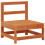 Berkfield Garden Lounge Set 6 pcs Wax Brown Solid Pine Wood 3