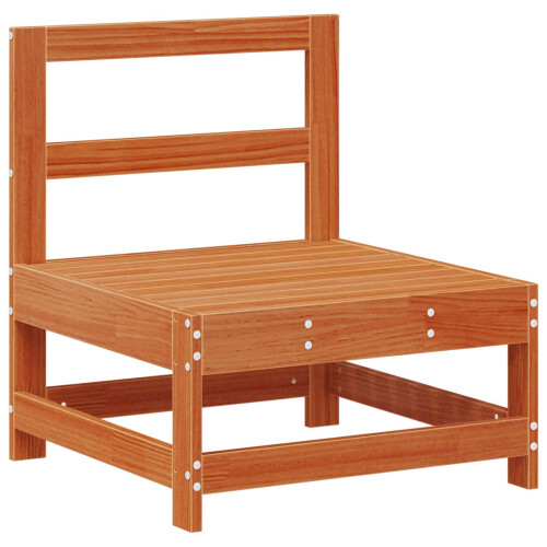 Berkfield Garden Lounge Set 6 pcs Wax Brown Solid Pine Wood 2