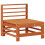 Berkfield Garden Lounge Set 7 pcs Wax Brown Solid Pine Wood 4