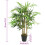 Berkfield Artificial Bamboo Tree 500 Leaves 80 cm Green 4