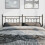 Berkfield Metal Replace Headboard Black 193 cm 3