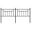 Berkfield Metal Replace Headboard Black 193 cm 4