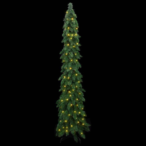 Berkfield Artificial Pre-lit Christmas Tree with 130 LEDs 210 cm 1
