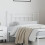 Berkfield Metal Replace Headboard White 107 cm 3