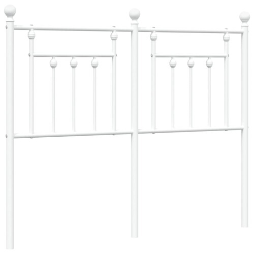 Berkfield Metal Replace Headboard White 120 cm 1