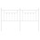 Berkfield Metal Replace Headboard White 160 cm 4