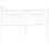 Berkfield Metal Replace Headboard White 180 cm 2