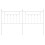 Berkfield Metal Replace Headboard White 180 cm 4