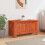 Berkfield Storage Chest with Lid Brown Solid Wood Acacia 3