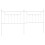 Berkfield Metal Replace Headboard White 193 cm 2