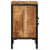 Berkfield Bed Cabinet 40x30x52.5 cm Solid Rough Wood Mango 4