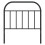 Berkfield Metal Replace Headboard Black 80 cm 4