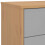 Berkfield Drawer Cabinet OLDEN Grey and Brown Solid Wood Pine 6
