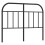 Berkfield Metal Replace Headboard Black 120 cm 2