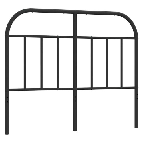 Berkfield Metal Replace Headboard Black 120 cm 1