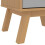 Berkfield Bedside Cabinet OLDEN Grey and Brown Solid Wood Pine 7