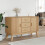 Berkfield Sideboard OLDEN Brown 114x43x73.5cm Solid Wood Pine 3