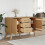 Berkfield Sideboard OLDEN Brown 114x43x73.5cm Solid Wood Pine 4