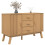 Berkfield Sideboard OLDEN Brown 114x43x73.5cm Solid Wood Pine 5