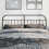 Berkfield Metal Replace Headboard Black 193 cm 3