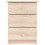 Berkfield Bedside Cabinet ALTA 41x35x55.5 Solid Wood Pine 3